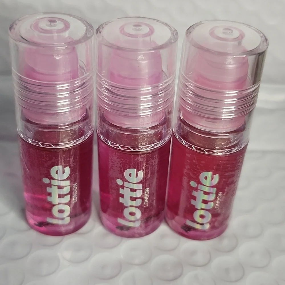 Lottie London Roller Glaze pH Colour Changing Lip Oil in Grape X3